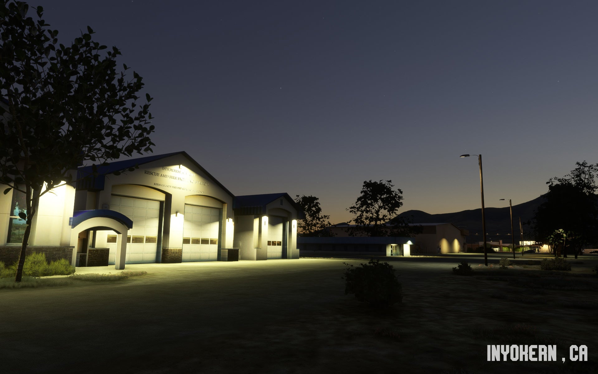 SUNDOWNERSIM - INYOKERN AIRPORT MAV'S HANGAR for MSFS20/24