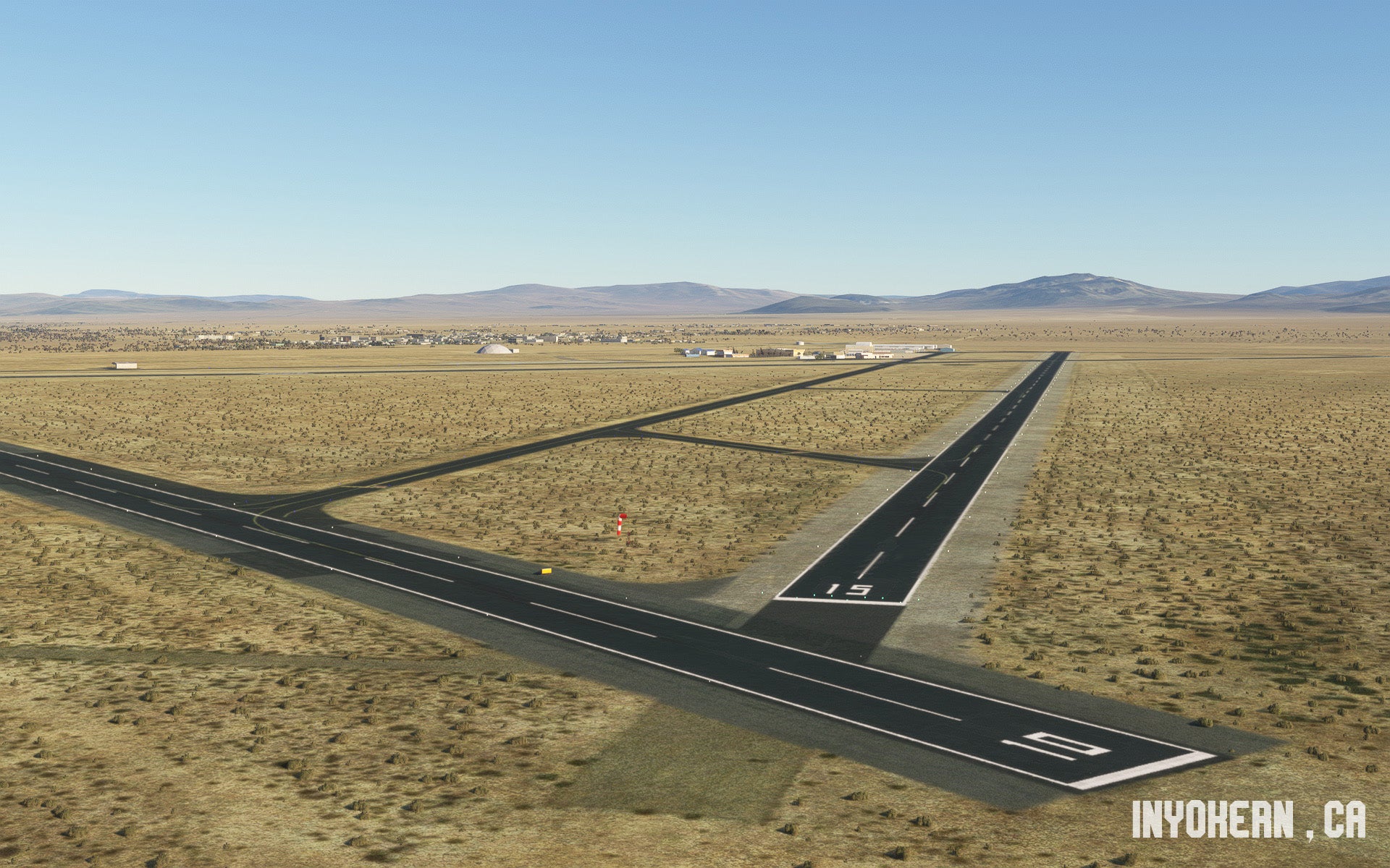 SUNDOWNERSIM - INYOKERN AIRPORT MAV'S HANGAR for MSFS20/24
