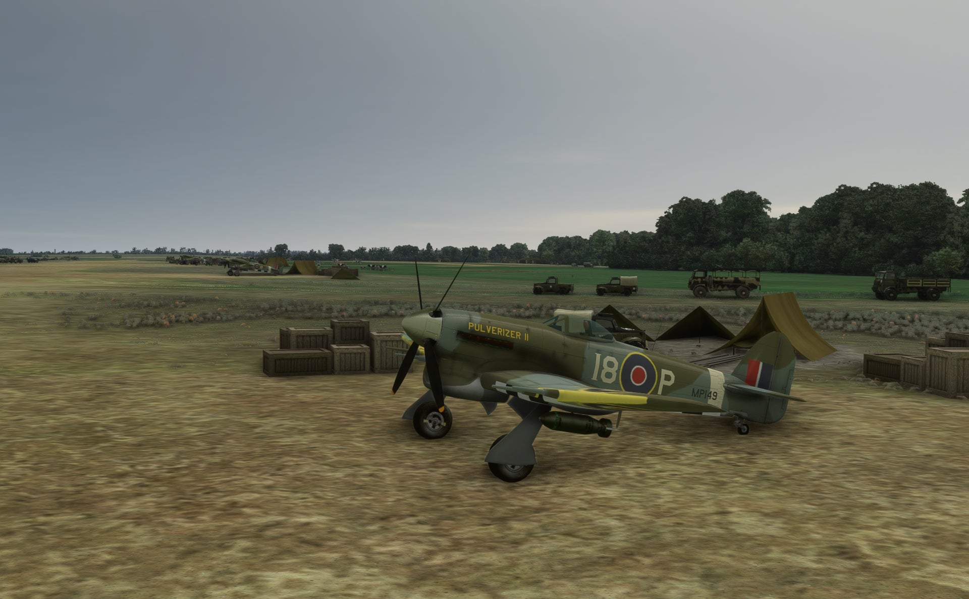 1944 Lantheuil/Creuilly LGB9 - Advanced Landing Ground B-9 for MSFS20