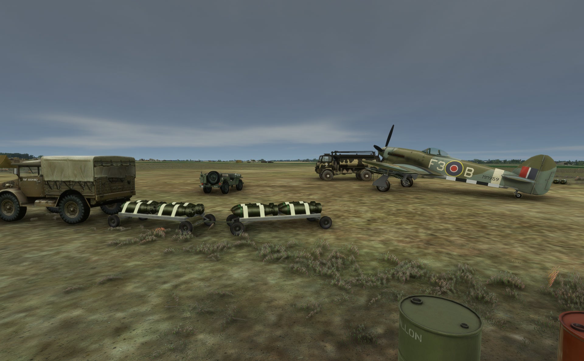 1944 Lantheuil/Creuilly LGB9 - Advanced Landing Ground B-9 for MSFS20