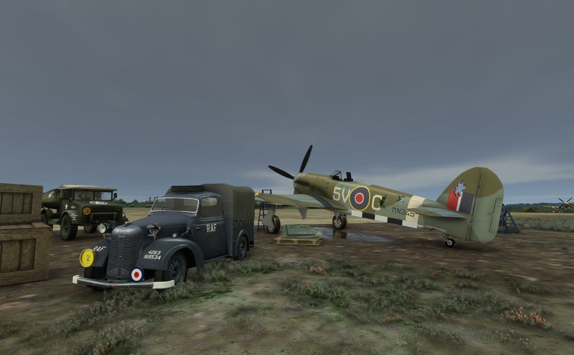 1944 Lantheuil/Creuilly LGB9 - Advanced Landing Ground B-9 for MSFS20