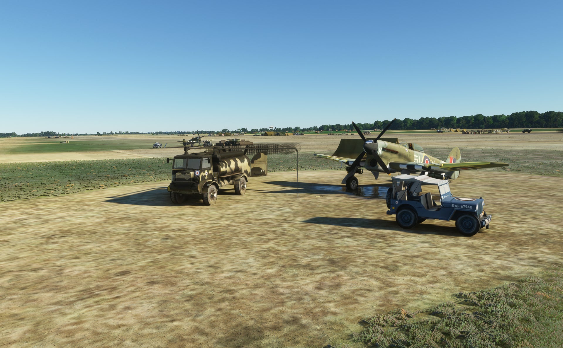 1944 Lantheuil/Creuilly LGB9 - Advanced Landing Ground B-9 for MSFS20