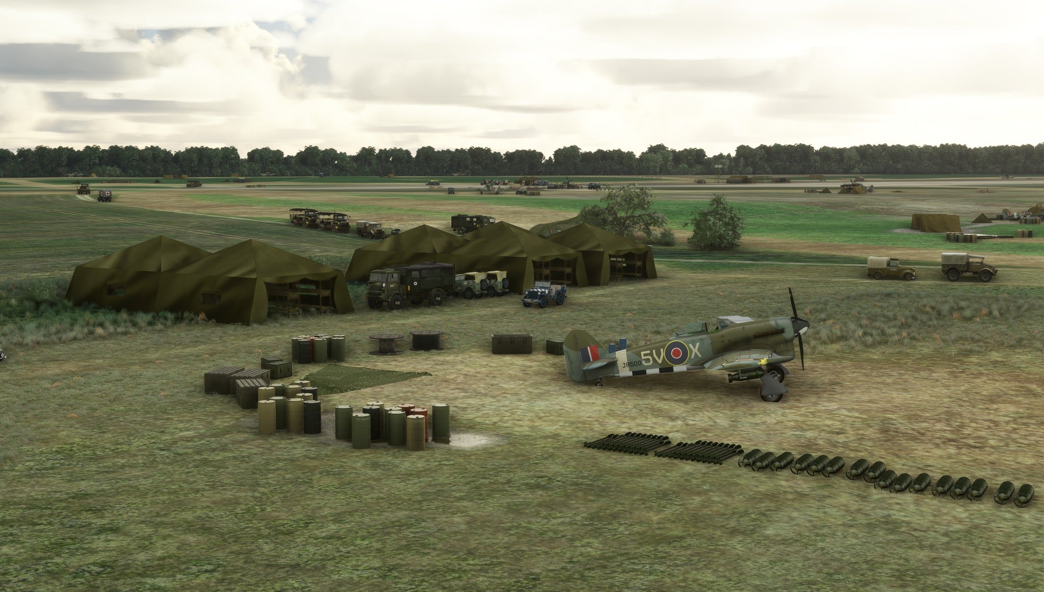 1944 Lantheuil/Creuilly LGB9 - Advanced Landing Ground B-9 for MSFS20