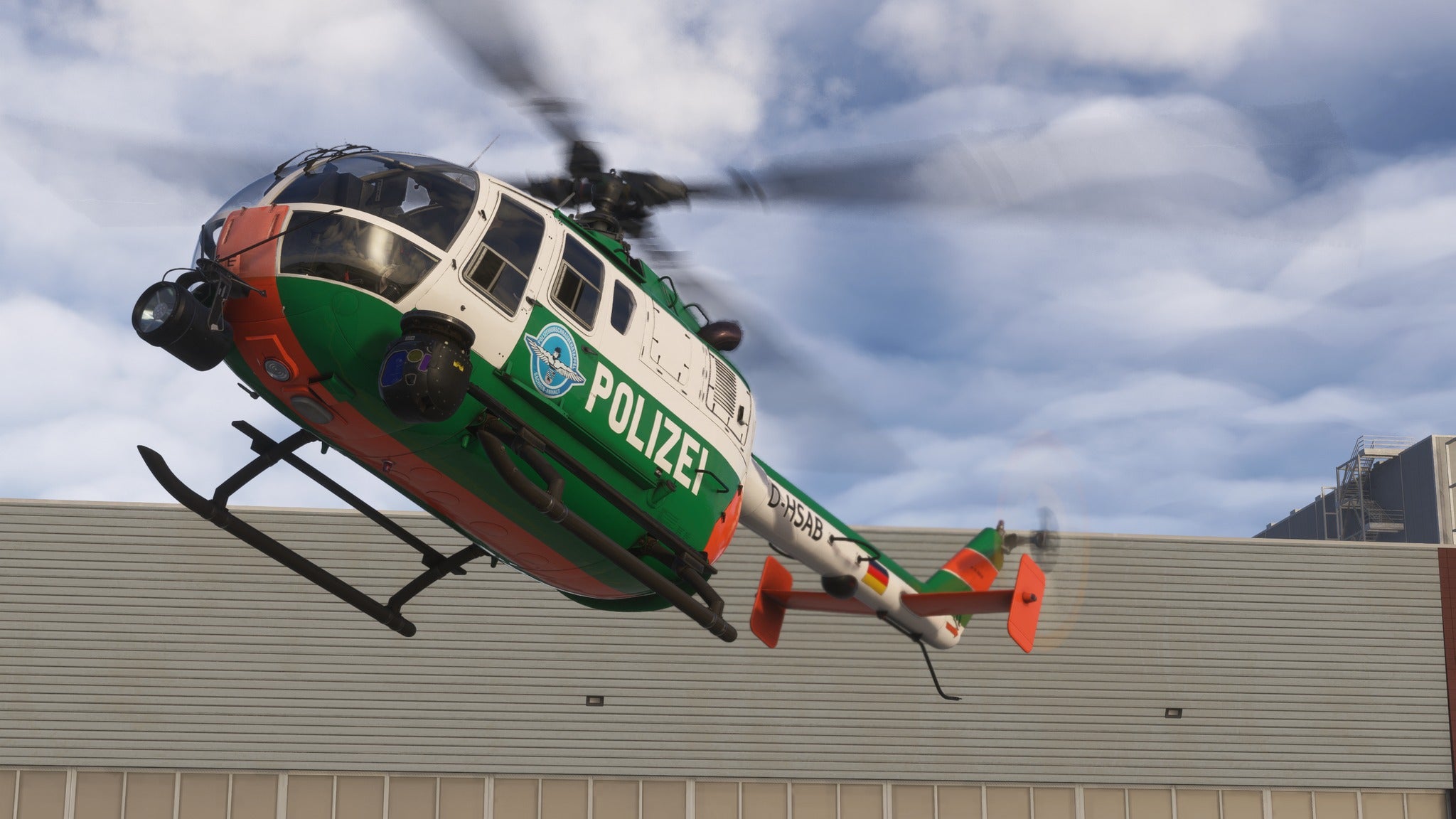 Stratoware MBB Bo 105, in partnership with Miltech Simulations for MSFS24
