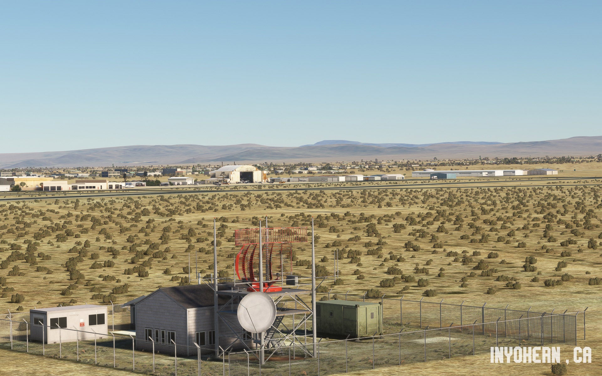 SUNDOWNERSIM - INYOKERN AIRPORT MAV'S HANGAR for MSFS20/24