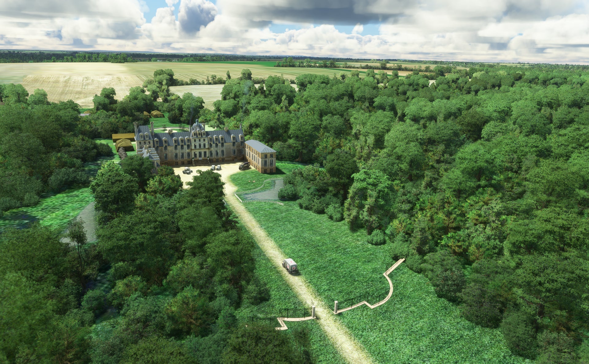 1944 Lantheuil/Creuilly LGB9 - Advanced Landing Ground B-9 for MSFS20