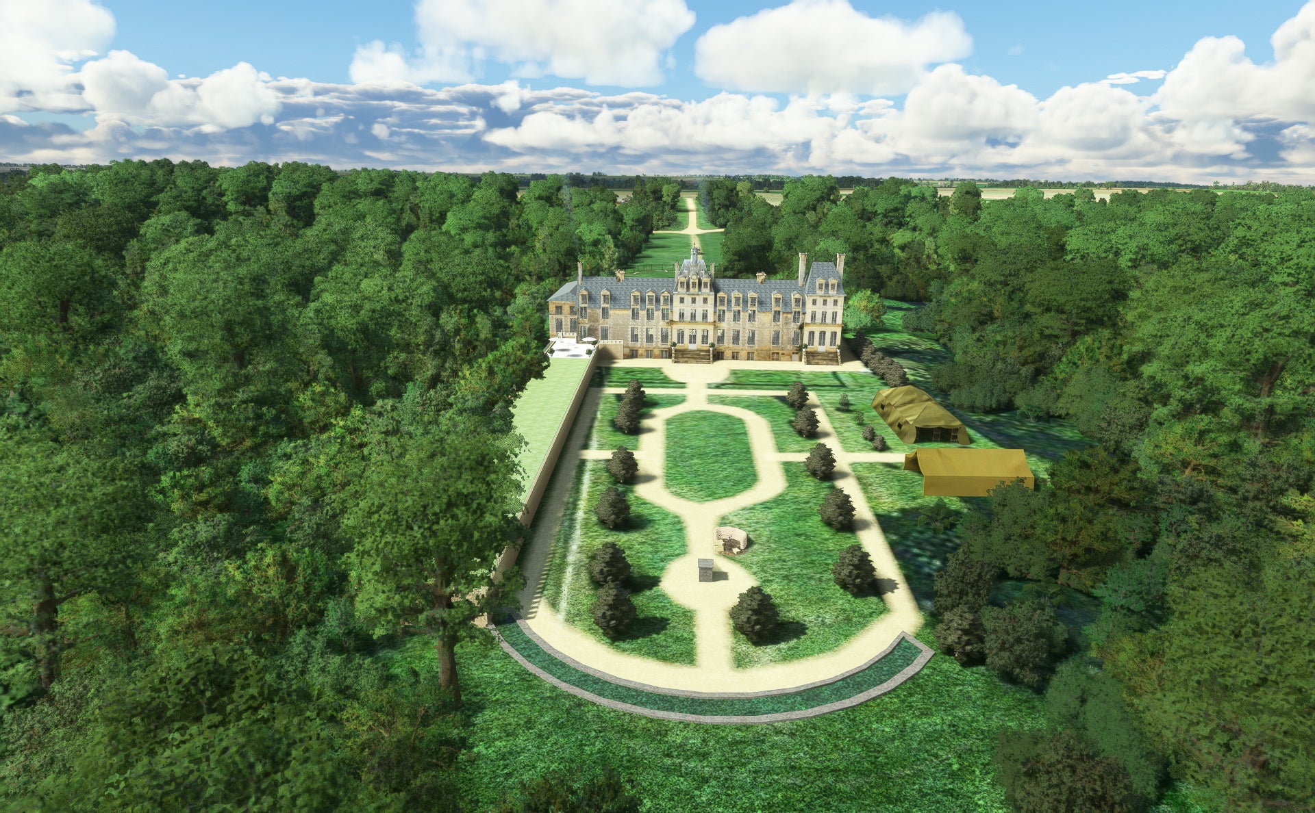 1944 Lantheuil/Creuilly LGB9 - Advanced Landing Ground B-9 for MSFS20