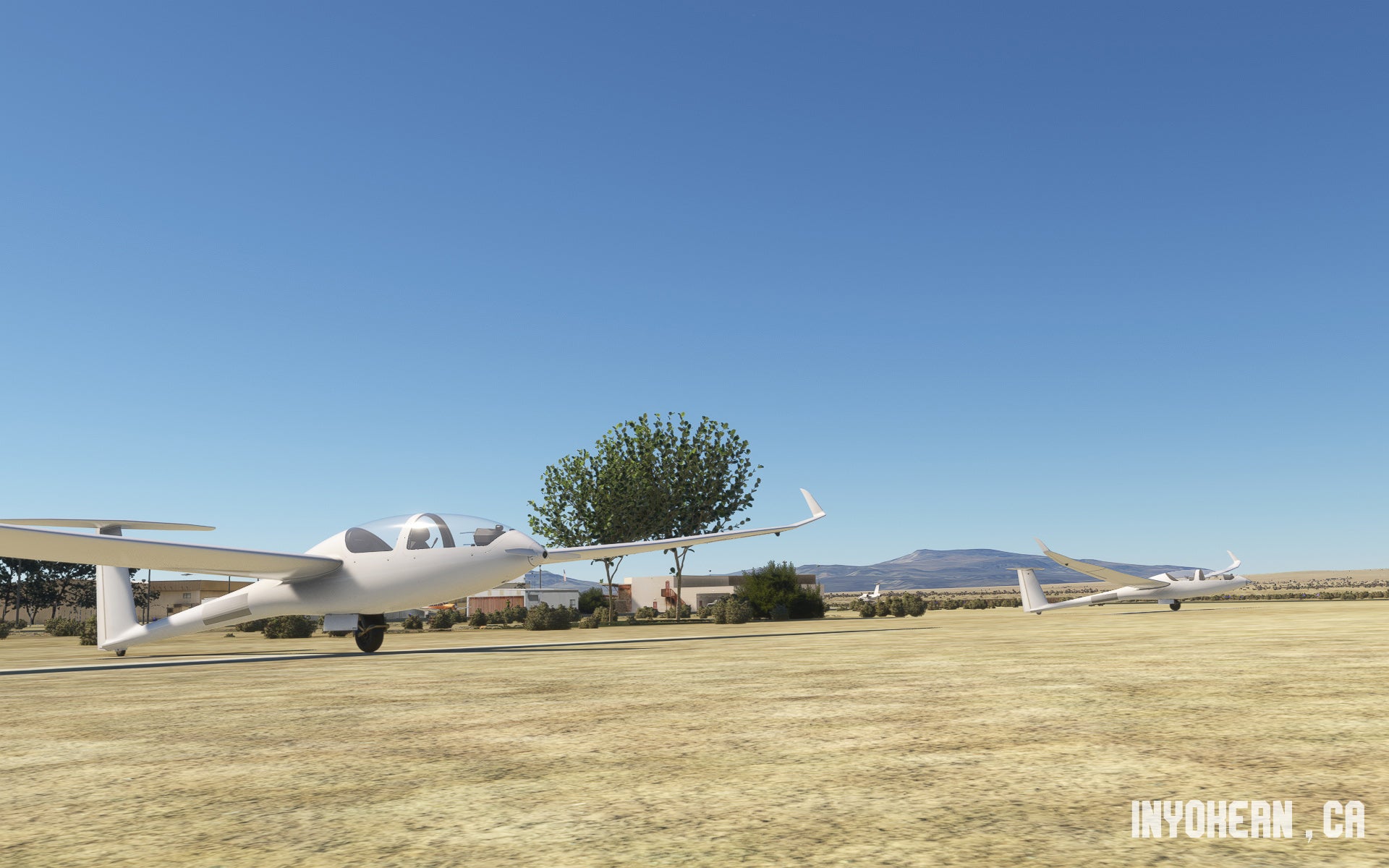 SUNDOWNERSIM - INYOKERN AIRPORT MAV'S HANGAR for MSFS20/24