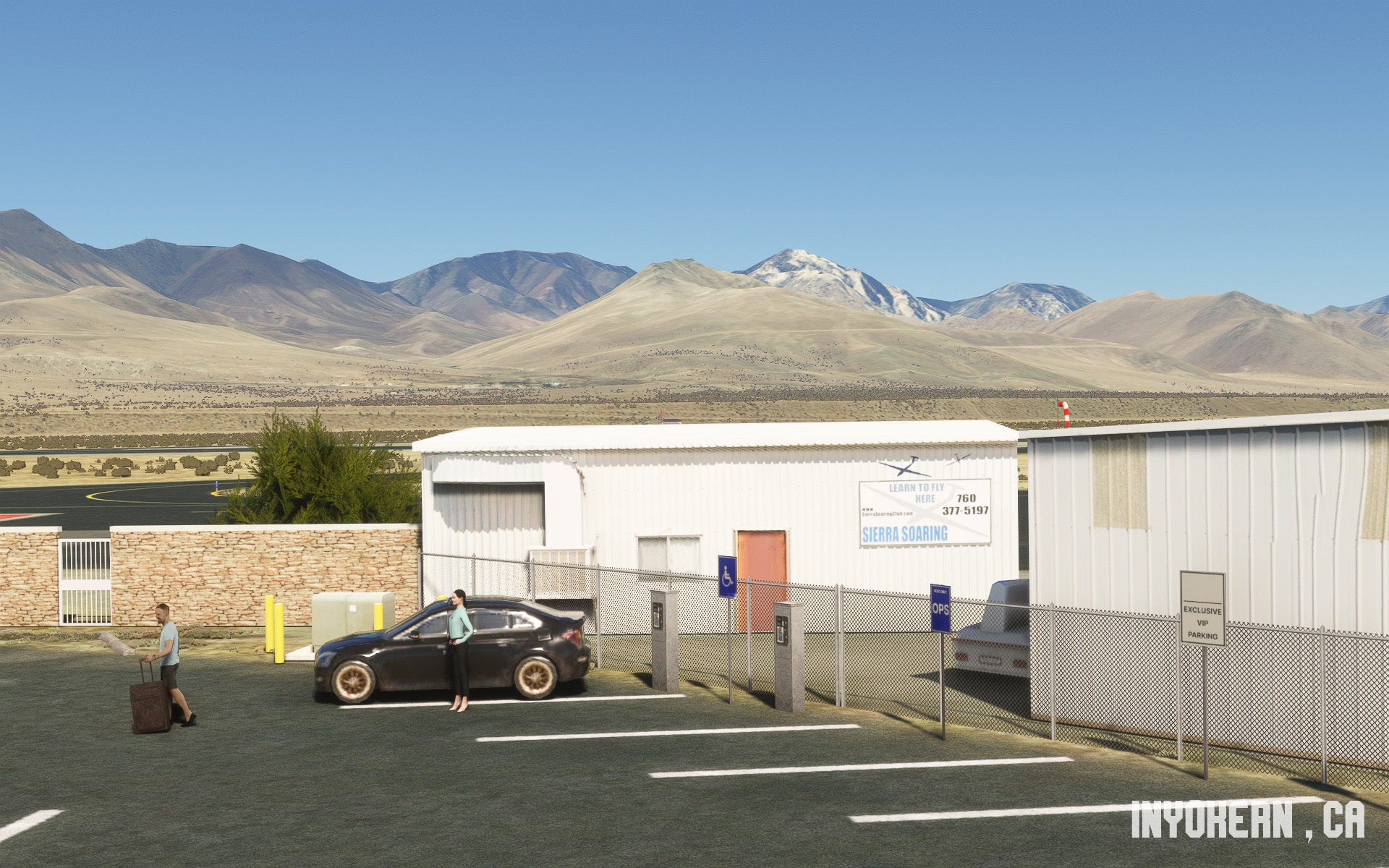 SUNDOWNERSIM - INYOKERN AIRPORT MAV'S HANGAR for MSFS20/24