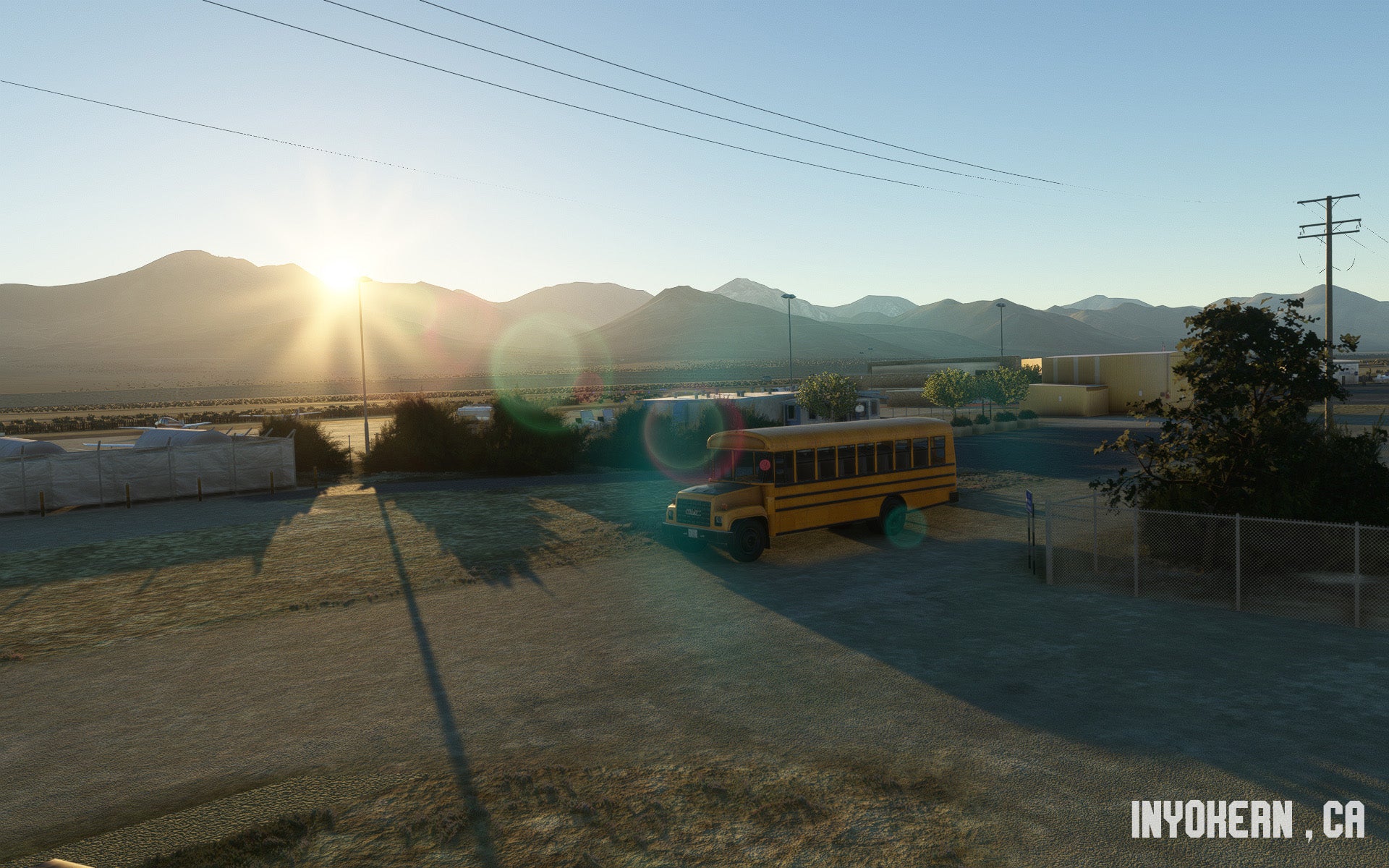 SUNDOWNERSIM - INYOKERN AIRPORT MAV'S HANGAR for MSFS20/24