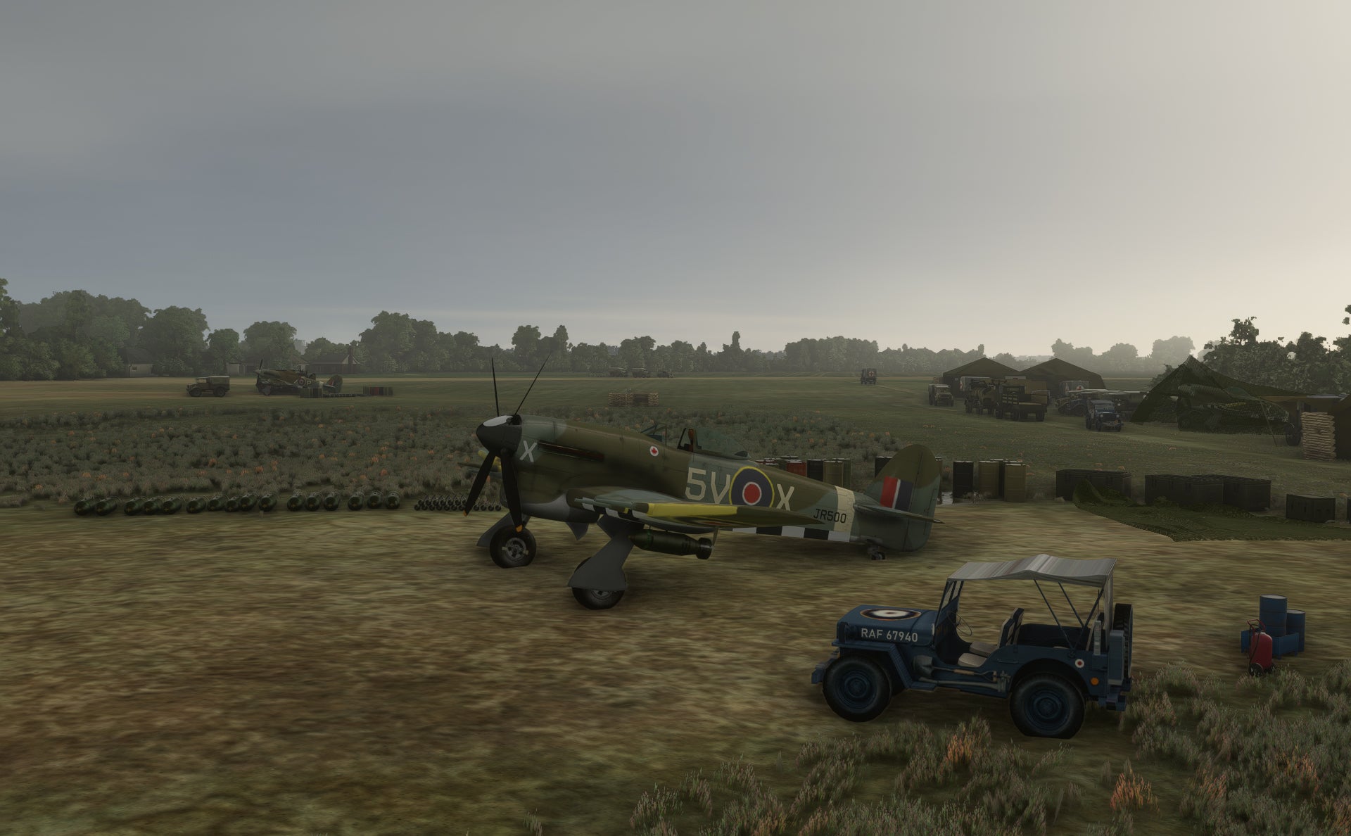 1944 Lantheuil/Creuilly LGB9 - Advanced Landing Ground B-9 for MSFS20