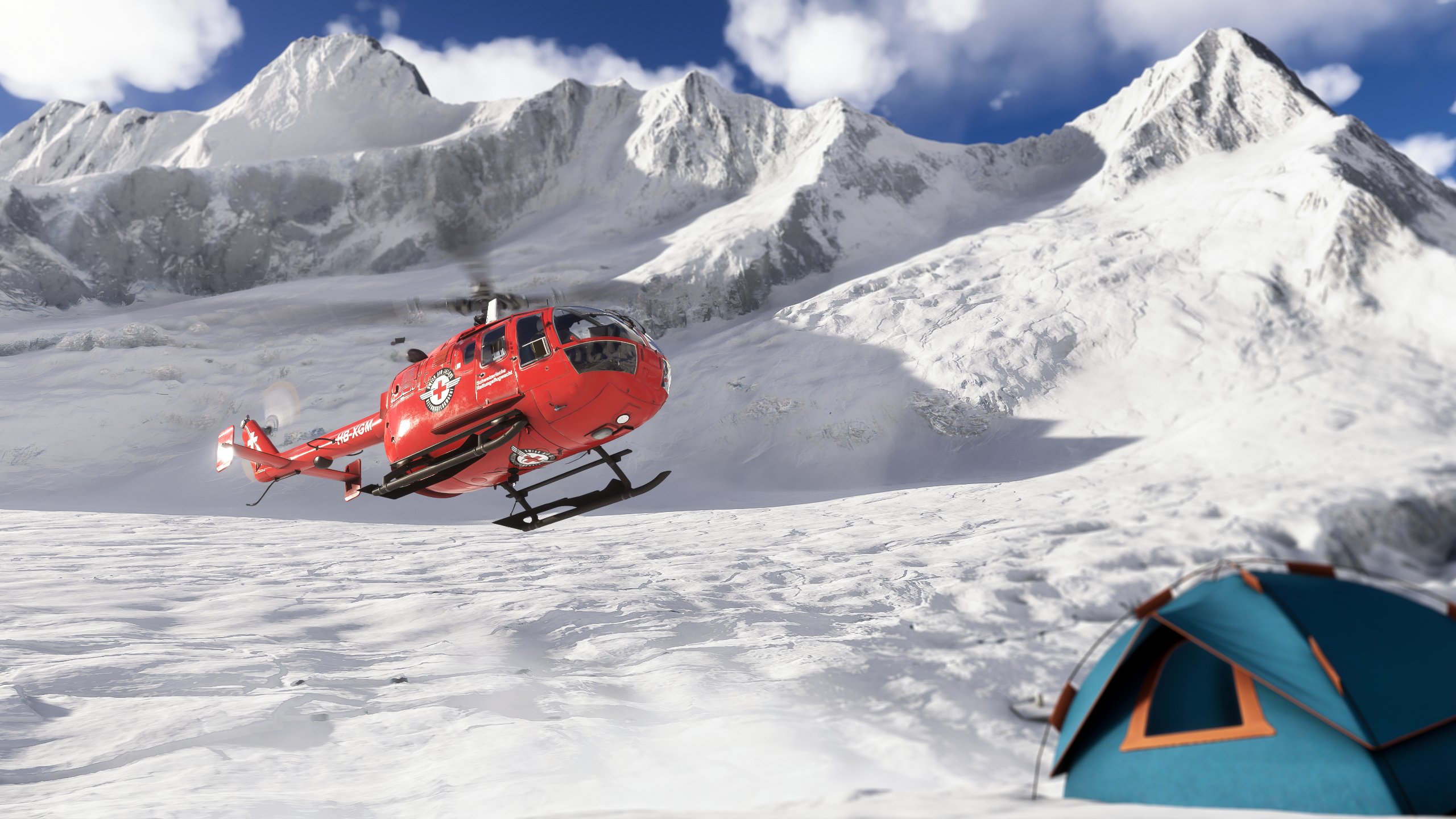 Stratoware MBB Bo 105, in partnership with Miltech Simulations for MSFS24
