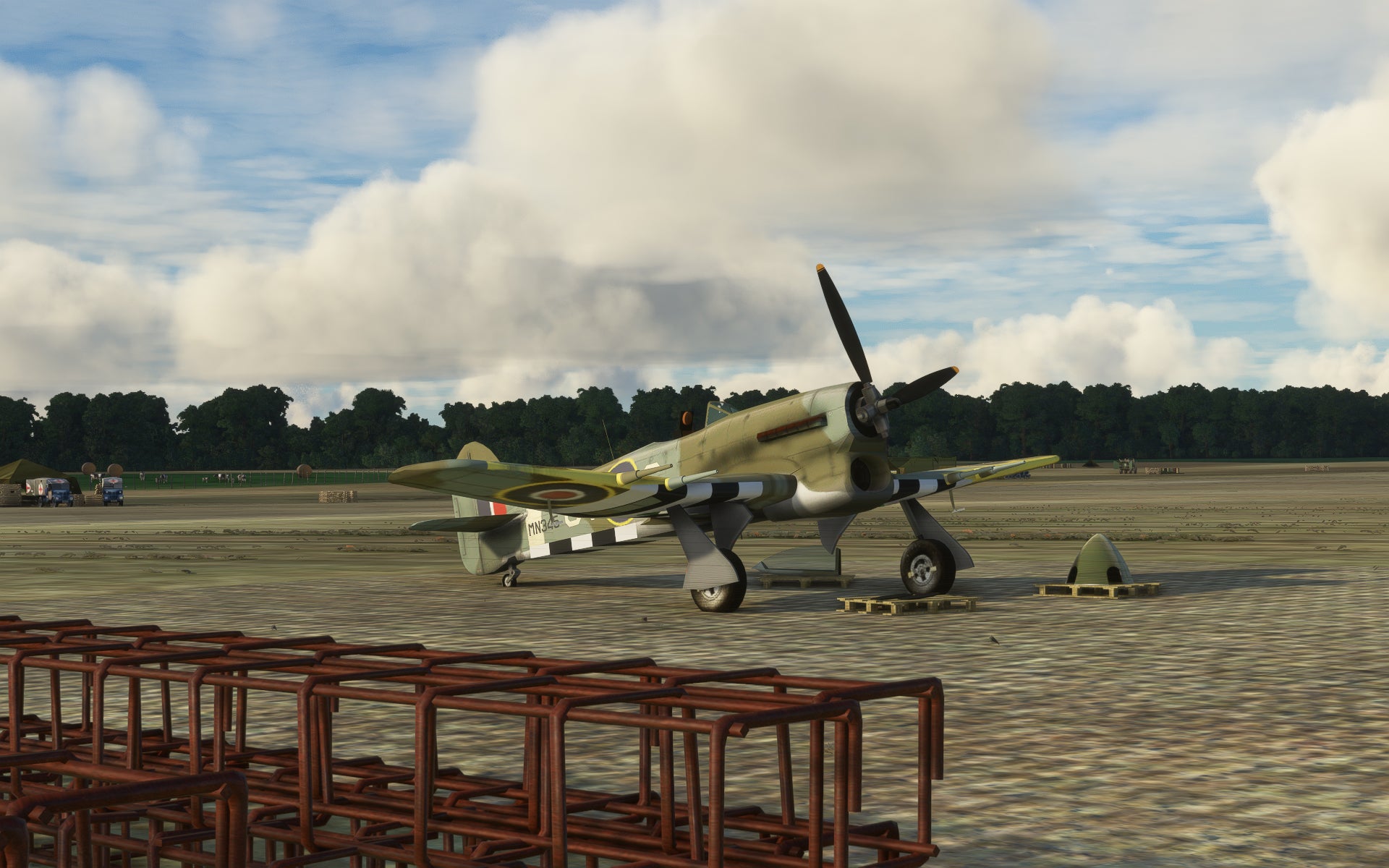 1944 Lantheuil/Creuilly LGB9 - Advanced Landing Ground B-9 for MSFS20