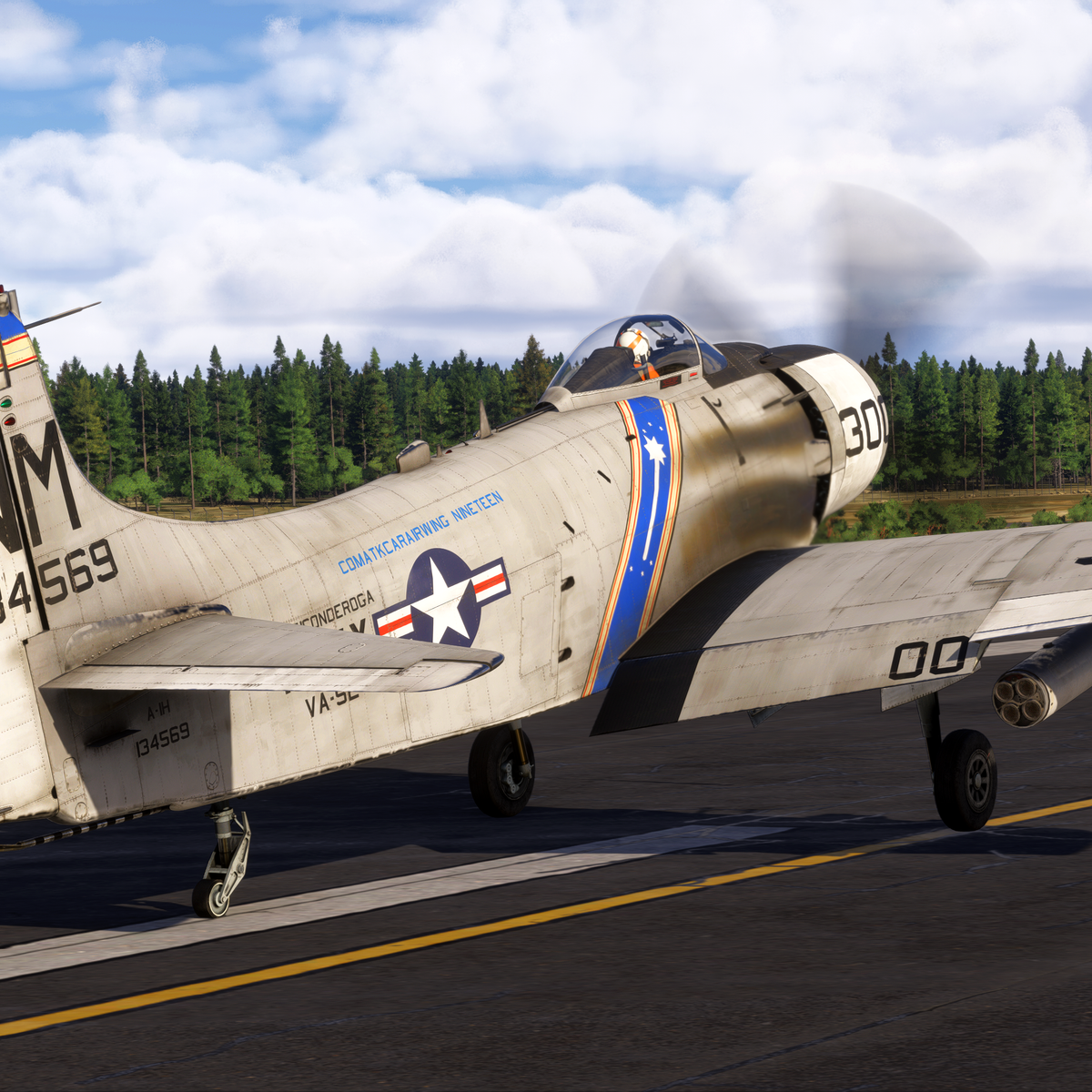 Miltech Simulations A-1 Skyraider for FS20/24