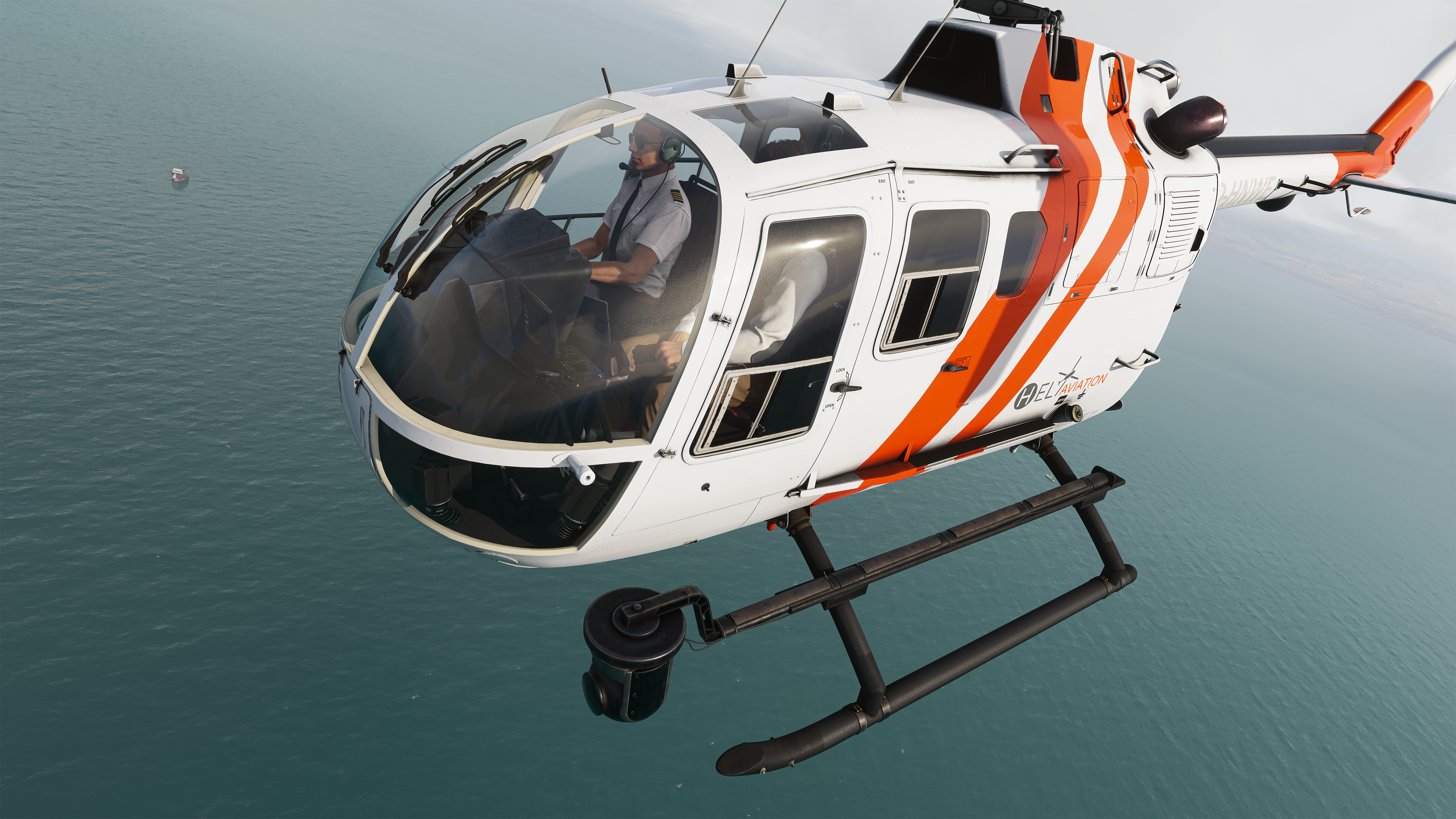 Stratoware MBB Bo 105, in partnership with Miltech Simulations for MSFS24