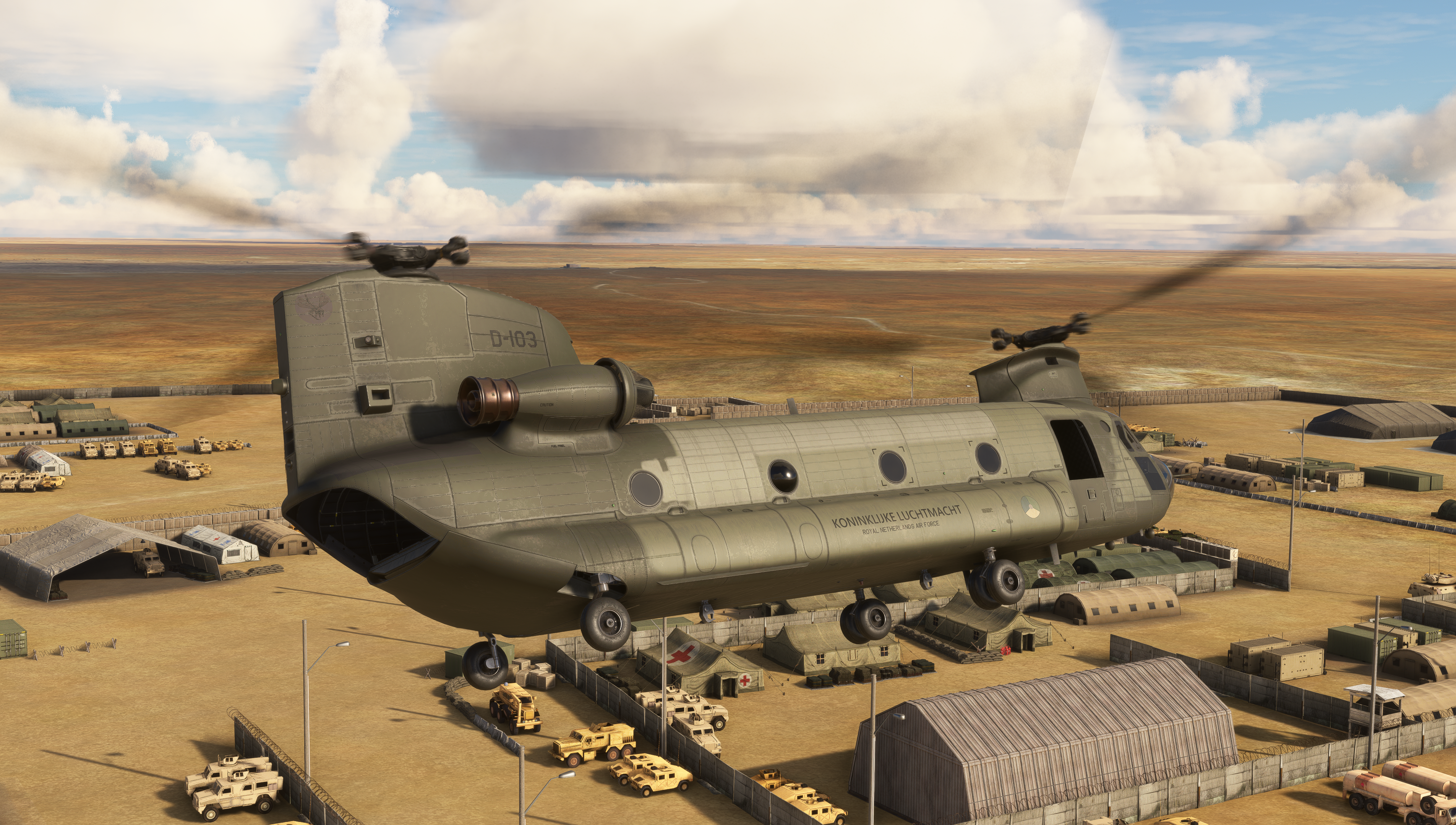 Miltech Simulations CH47D for MSFS20/24